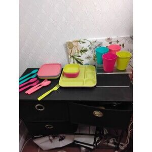 Batch  Camper Dish Set Service for 4